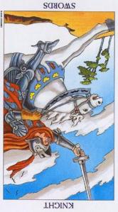 Knight of Swords reversed