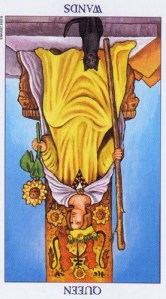 Queen of Wands reversed
